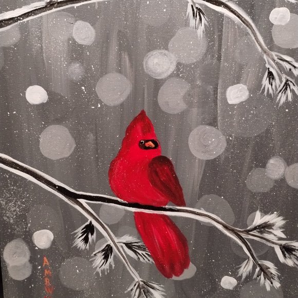 Snow Cardinal - Picture 1 of 2